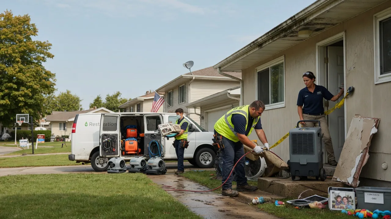 Water Damage Restoration in Rogers, ND near me